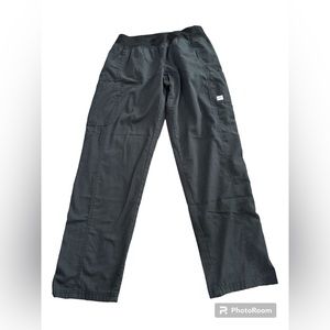 Butter Soft Scrub Pants Womens Pull On Elastic Waist‎ Size XS Black